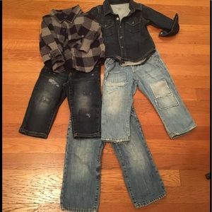 5 piece Baby Gap Jeans & shirts